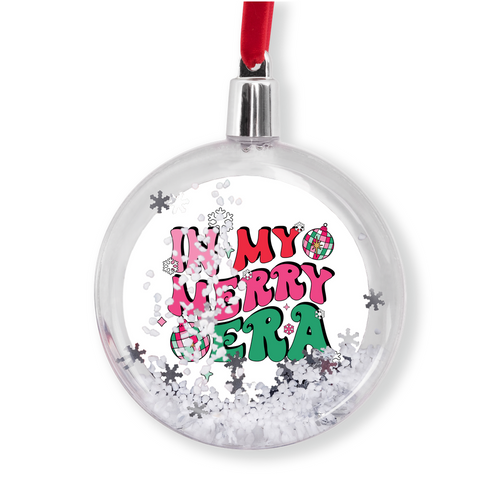Merry Era Snow Globe Ornaments