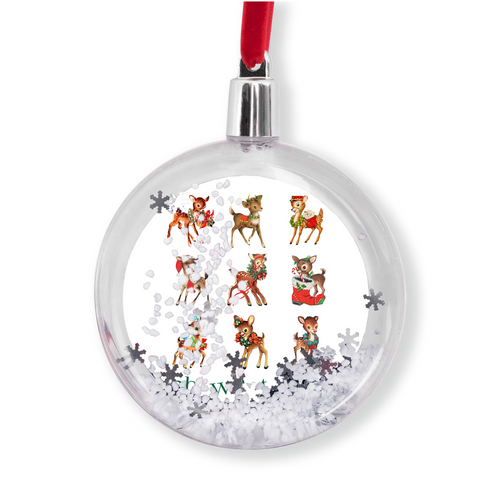 Oh What Fun Snow Globe Ornaments