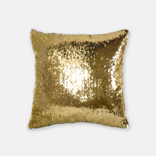 Feliz Navidad Gold Sequin Reversible Pillow COVER
