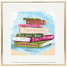 Giclee Set, Summer Reading List, Choice of Sizes - GinnyMoon
