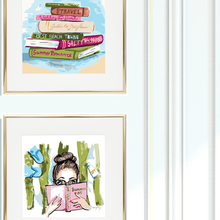 Giclee Set, Summer Reading List, Choice of Sizes - GinnyMoon